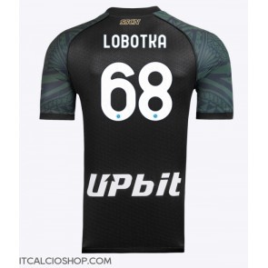 SSC Napoli Stanislav Lobotka #68 Terza Maglia 2023-24 Manica Corta